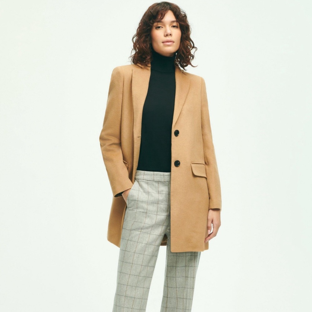 Brooks Brothers Camel Hair Car Coat